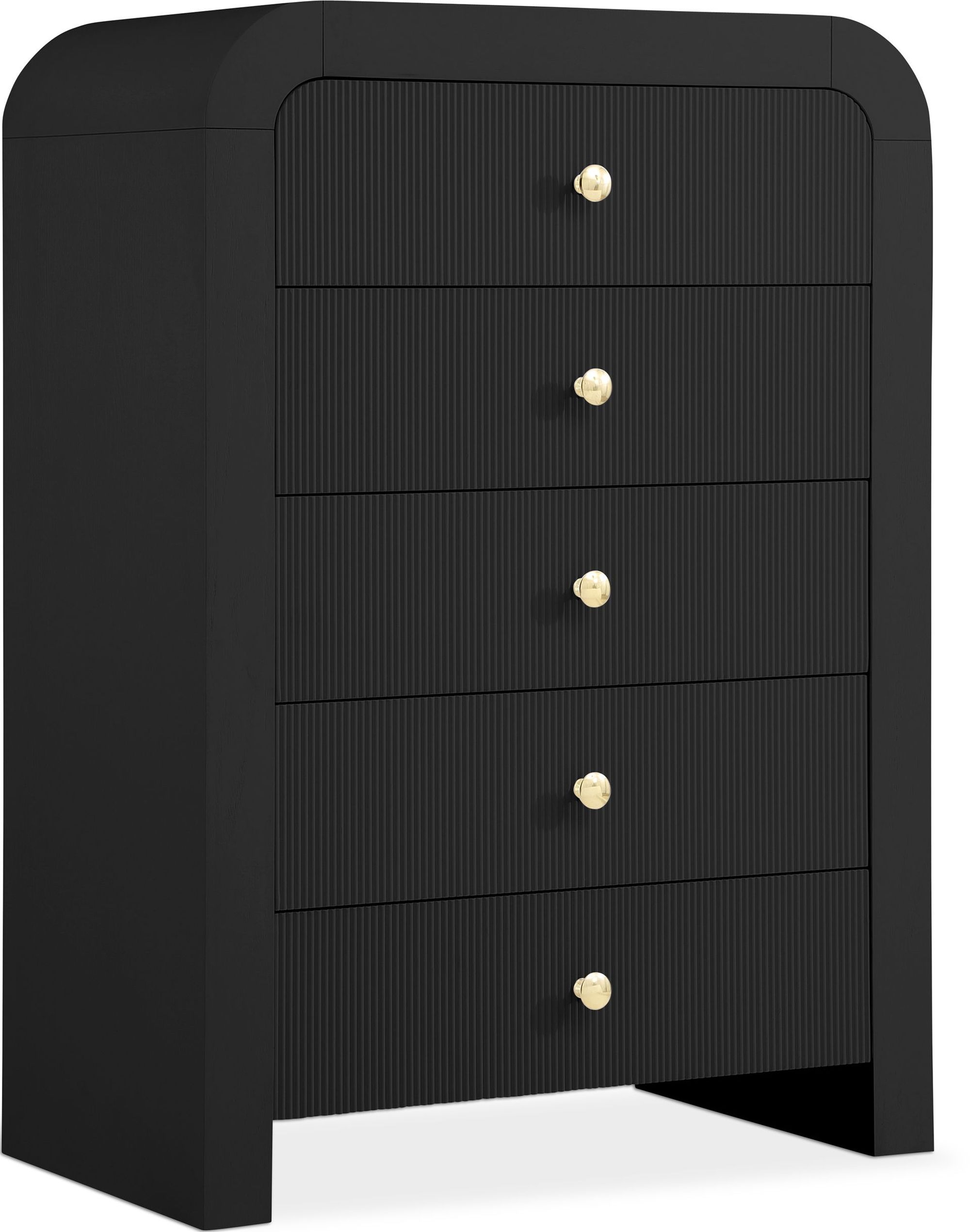 Artisto 5-Drawer Wood Chest