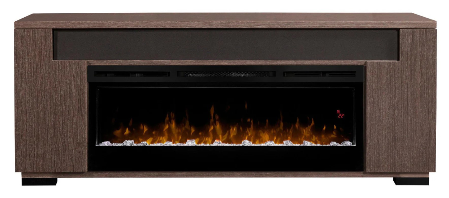 SM Haley 76" TV Console w/2 Doors & Dual LED