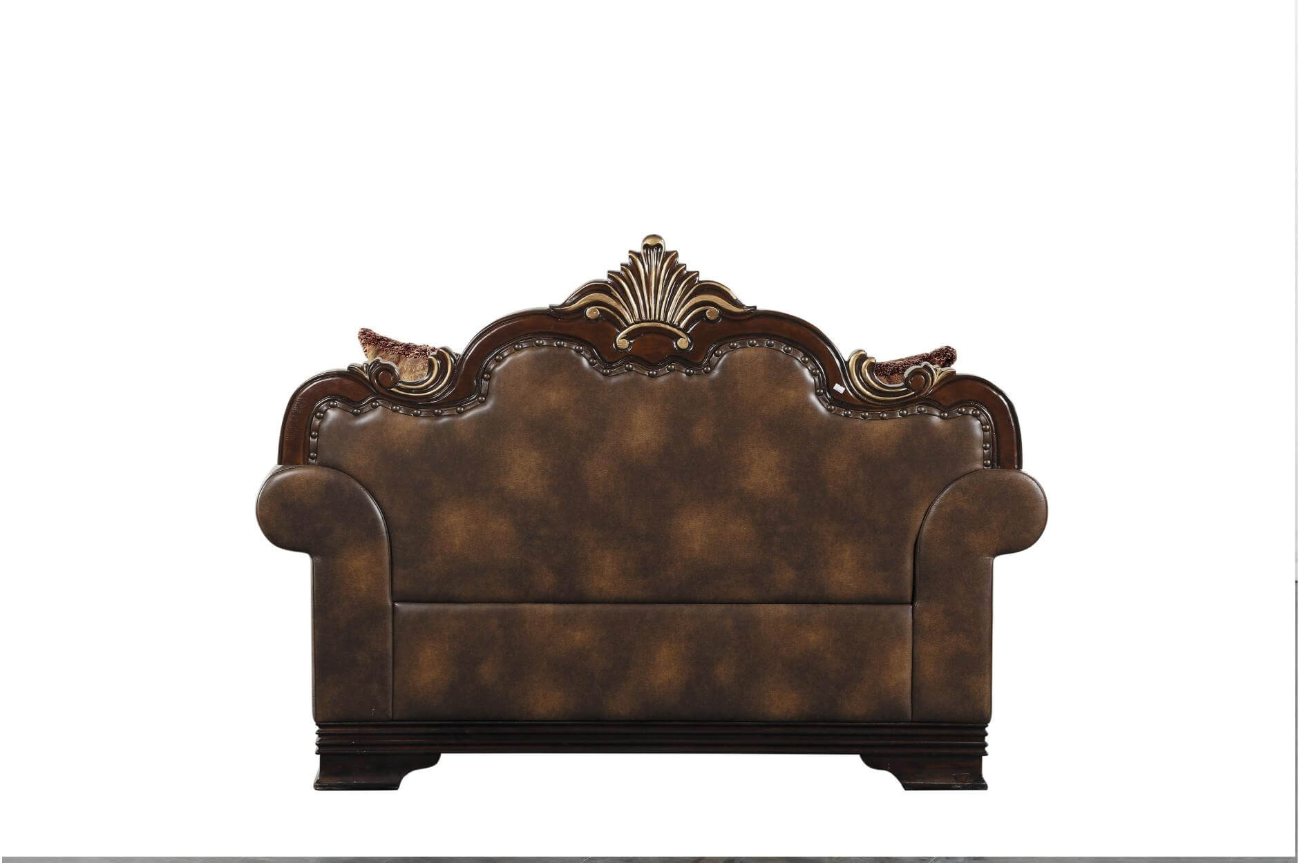 Croydon Fabric/Bi-Cast Vinyl Living Room Set by Homelegance