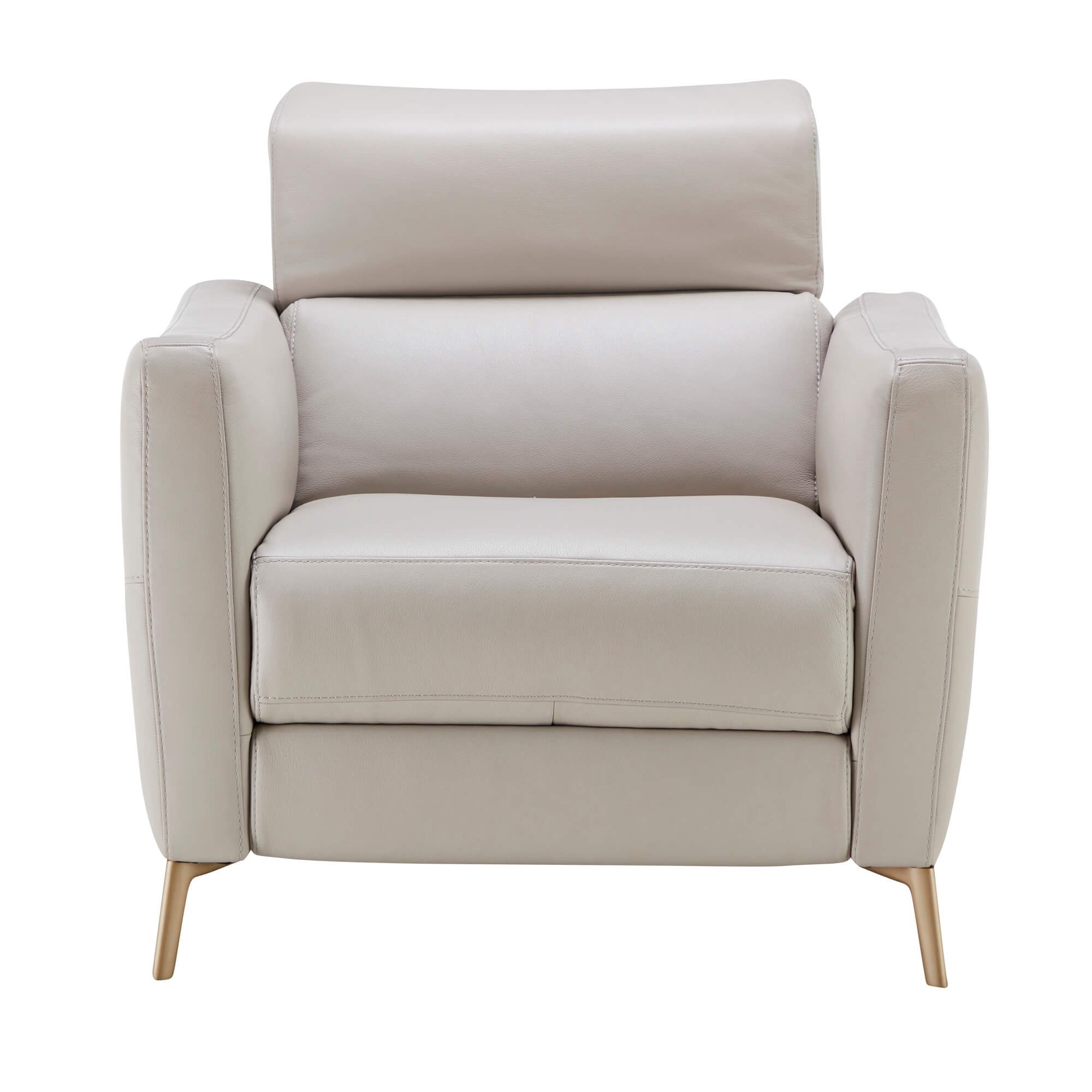 Greg Fabric/Leather Recliner Armchair w/Double Motion