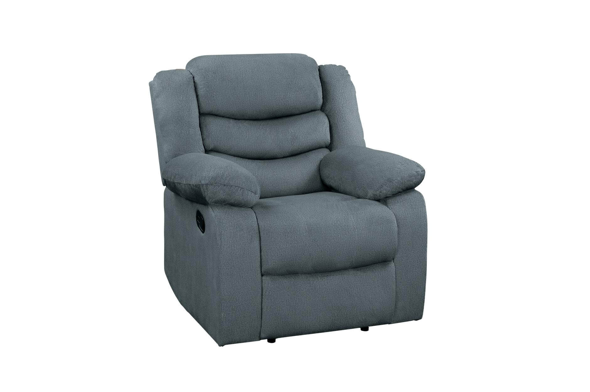 Discus Fabric Reclining Chair by Homelegance