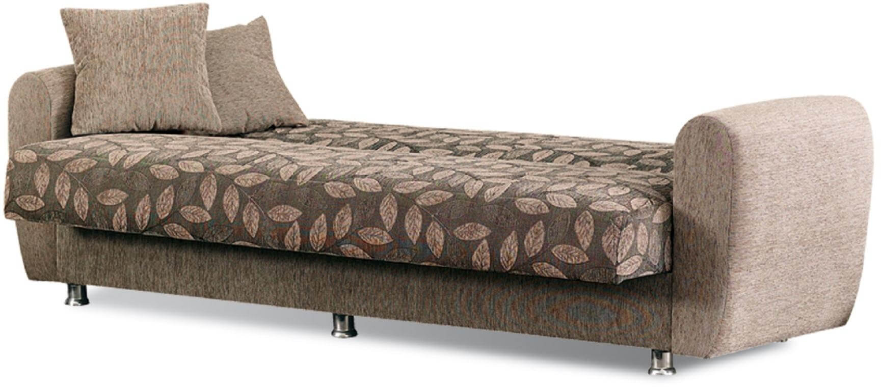 Chestnut Fabric Storage Sofabed