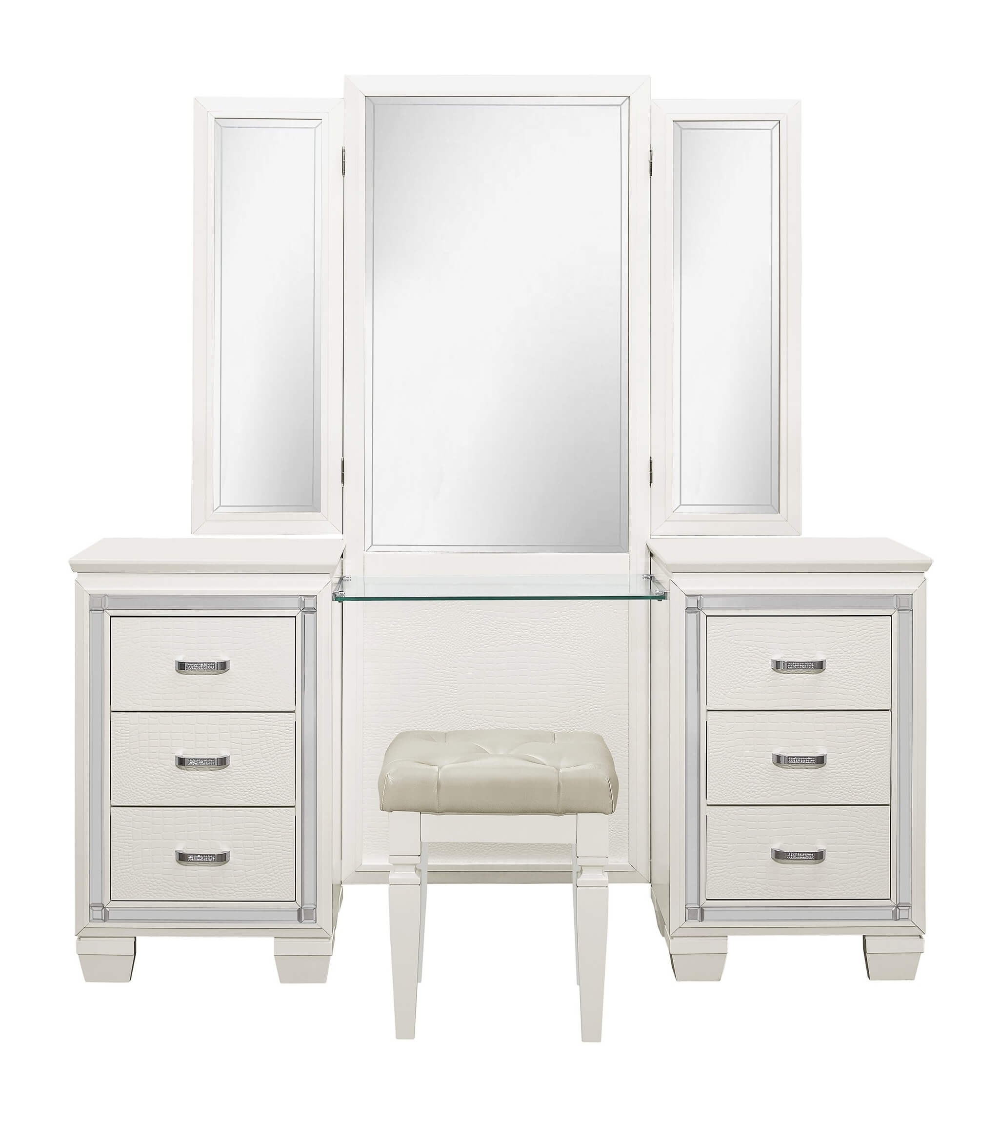 Tamsin Vanity mirror with Stool 