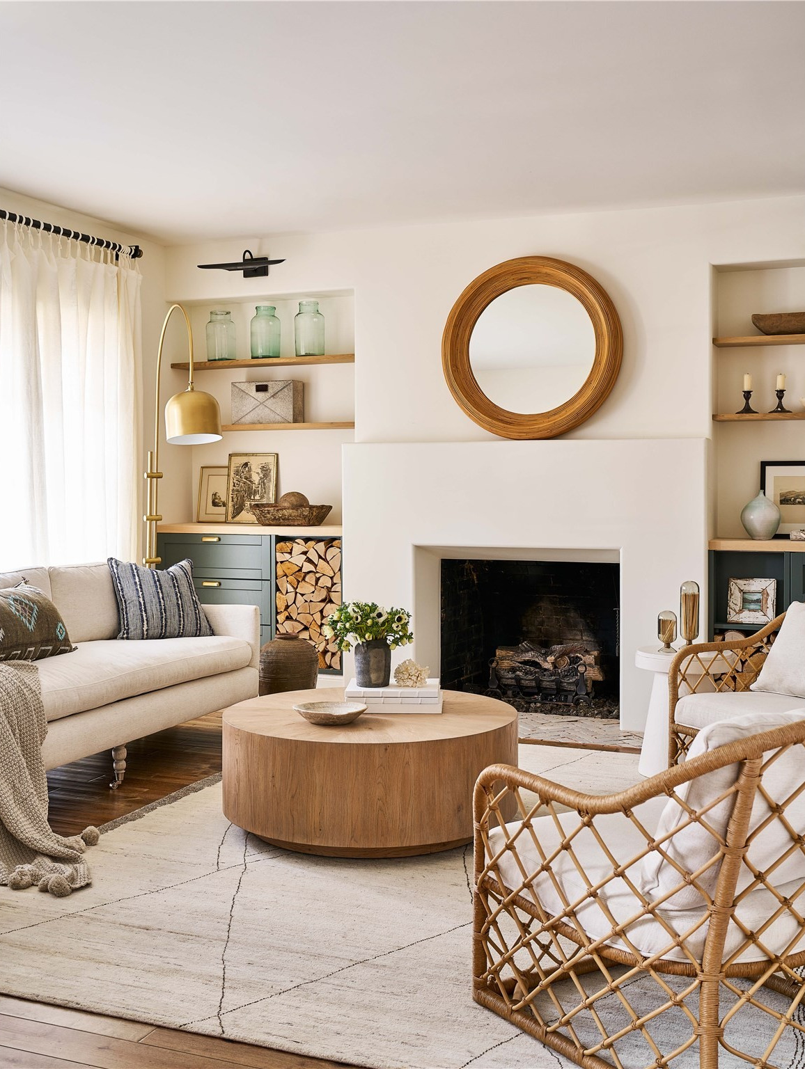Lakeway Rattan Mirror