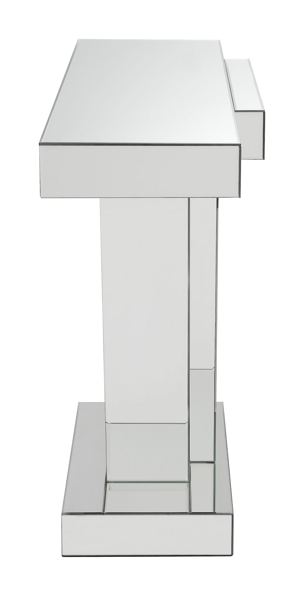 Nysa 90064 Mirrored/Faux Crystals Console Table