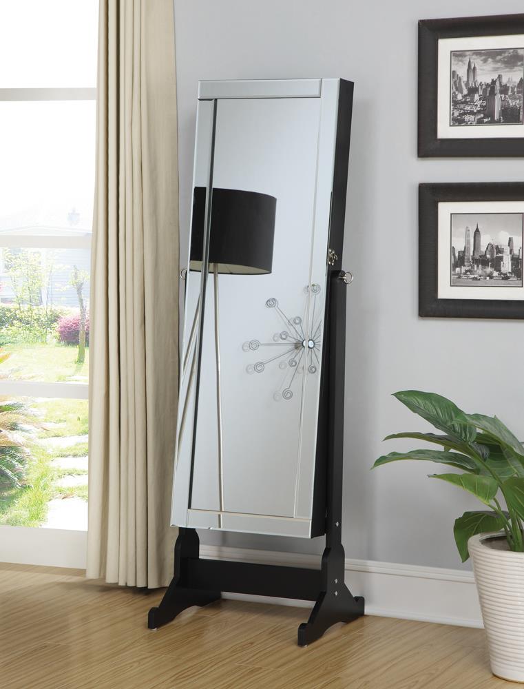 Cortez Storage Jewelry Cheval Mirror
