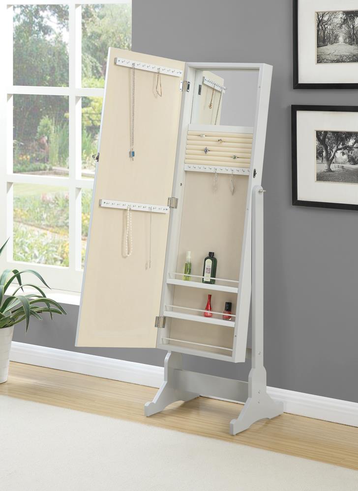 Yvonne Storage Jewelry Cheval Mirror