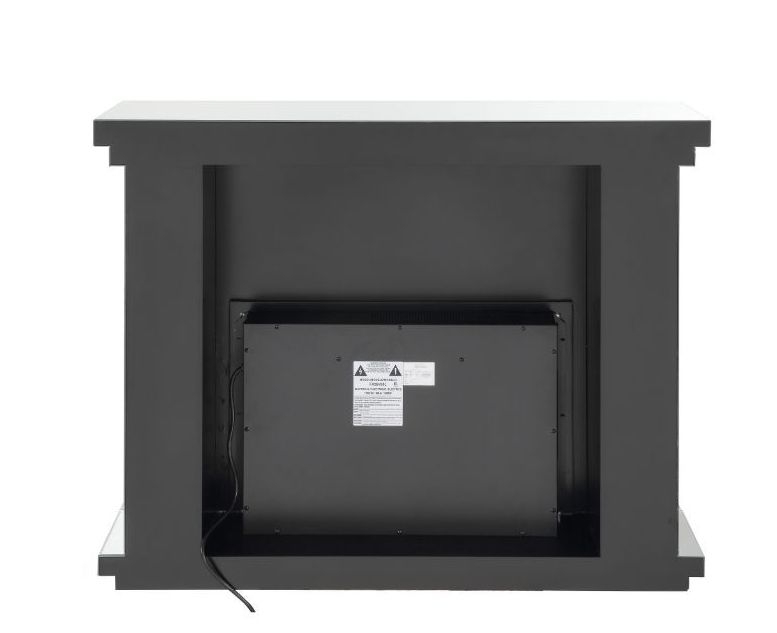 Nysa 90254 Mirror/Faux Crystals LED Fireplace w/ Adjustable Temperature & Timer