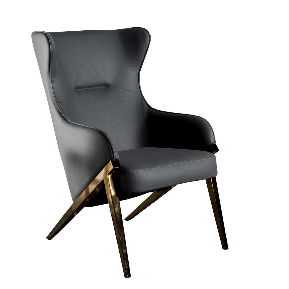 Walker Leatherette Accent Chair