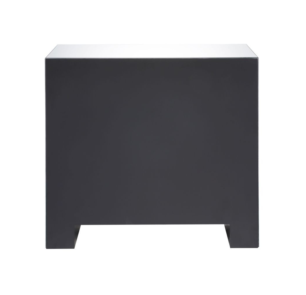 Sonia 90322 Mirrored/Faux Agate Cabinet/Console Table