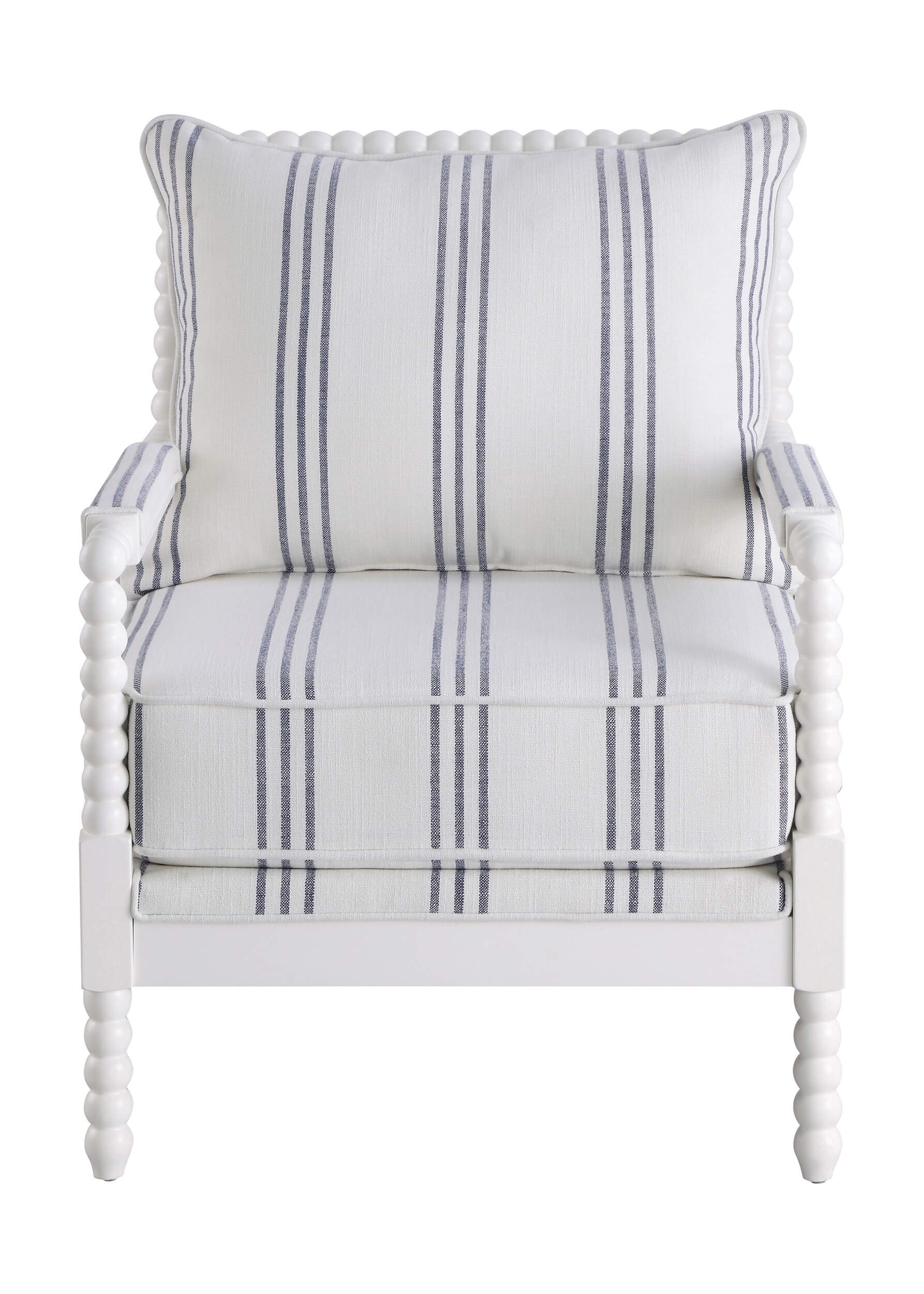 Blanchett Fabric Accent Chair with Spindle Frame