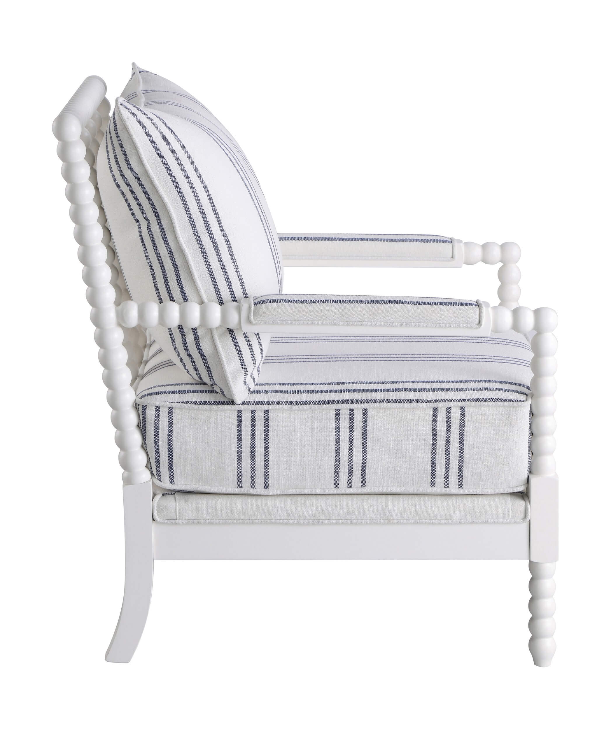 Blanchett Fabric Accent Chair with Spindle Frame