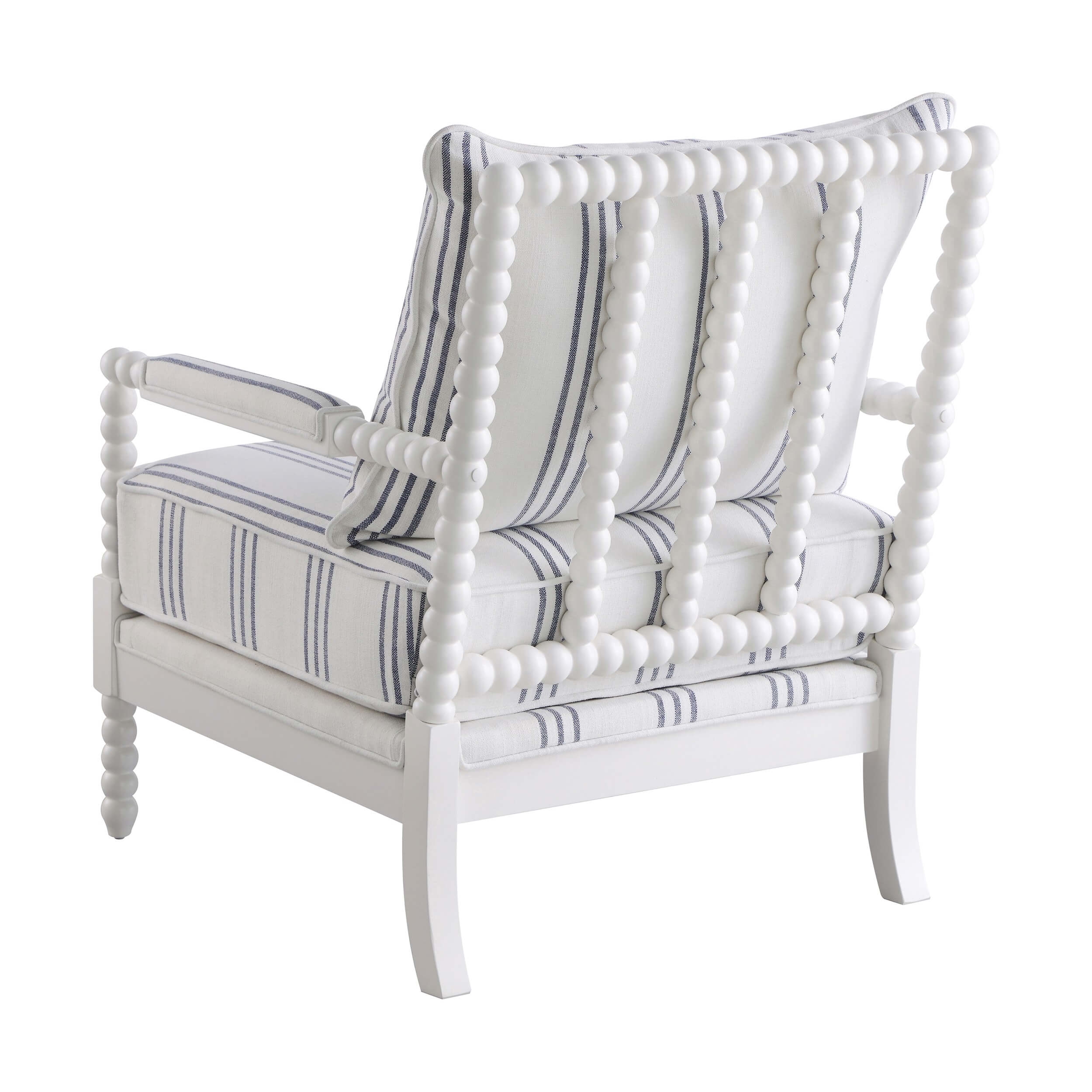 Blanchett Fabric Accent Chair with Spindle Frame
