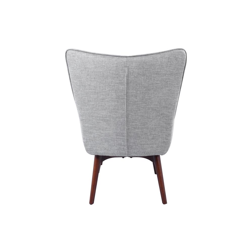 Willow Fabric Accent Chair with Ottoman