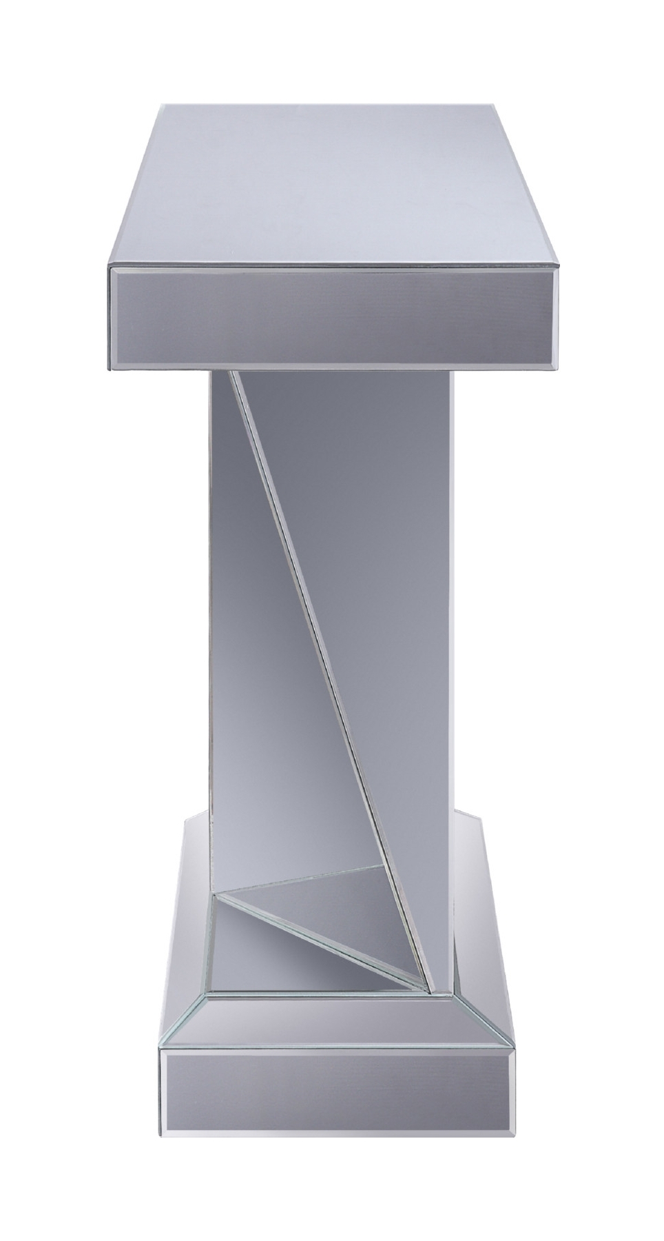 Noralie 90448 Mirrored/Faux Diamonds Console Table
