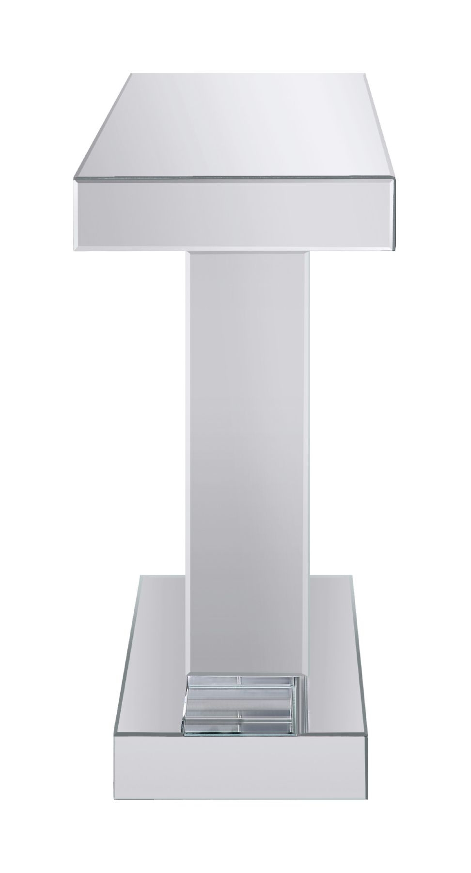 Noralie 90450 Mirrored/Faux Diamonds Console Table