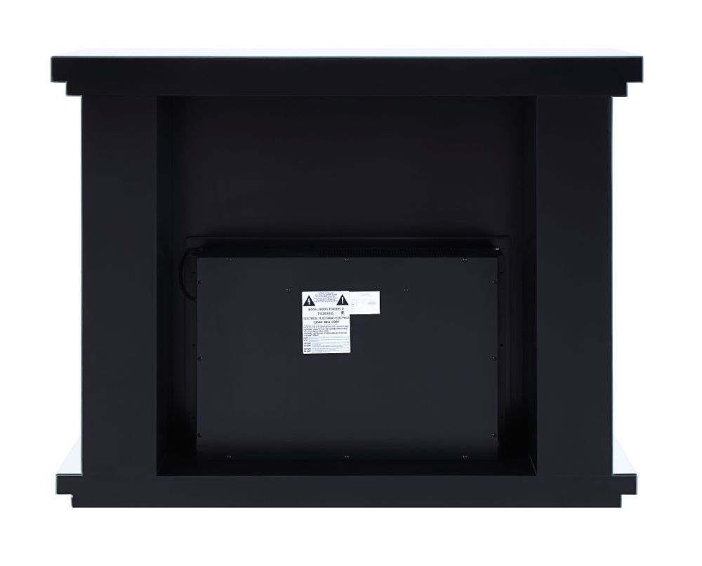 Nowles 90457 Mirror/Faux Diamonds LED Fireplace w/ Adjustable Temperature & Timer