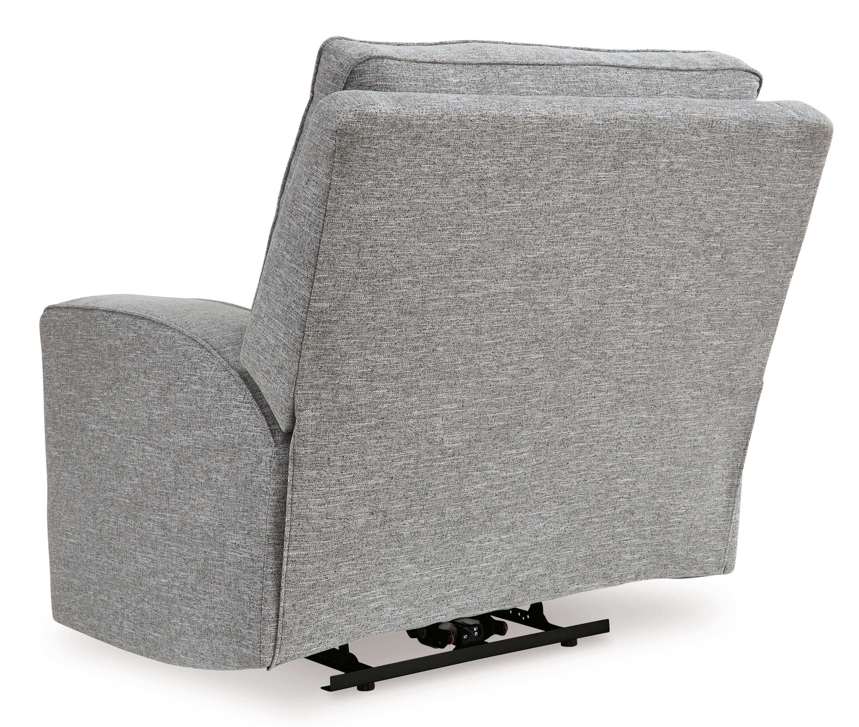 Ashley Biscoe Power Pewter Recliner back