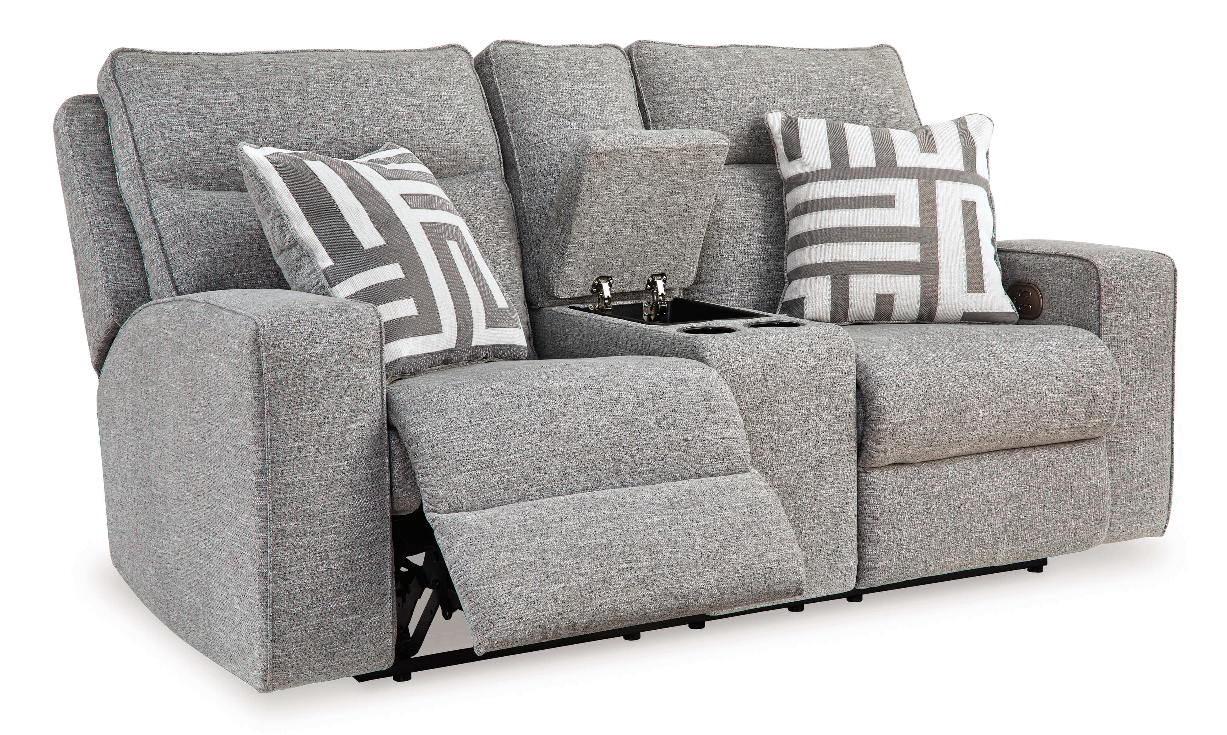 Biscoe Polyester Power Reclining Loveseat by Ashley