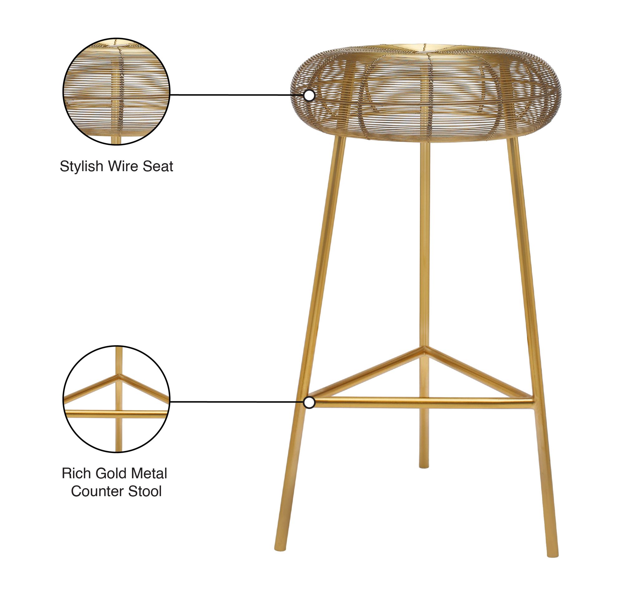 Tuscany Metal Counter Stool