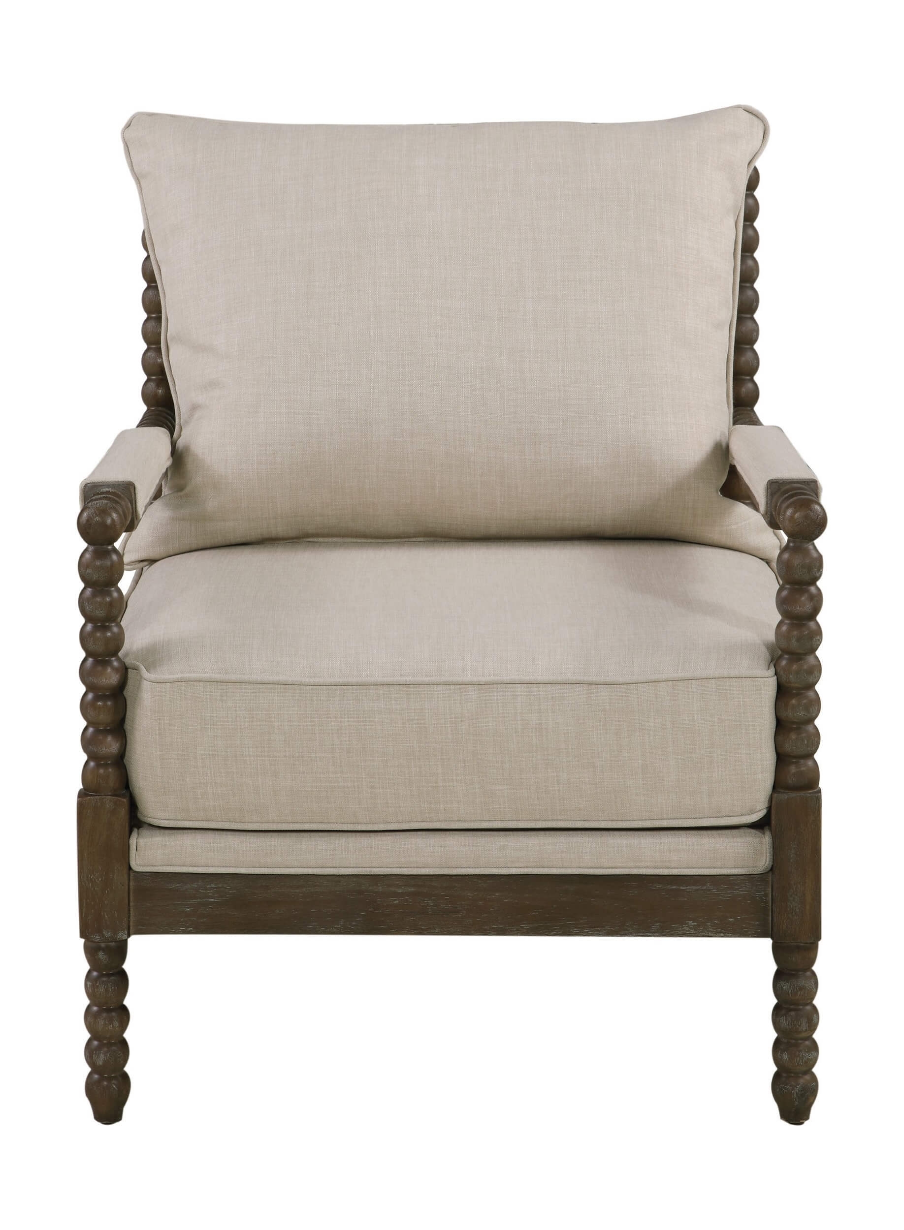 Blanchett Fabric Accent Chair with Spindle Frame