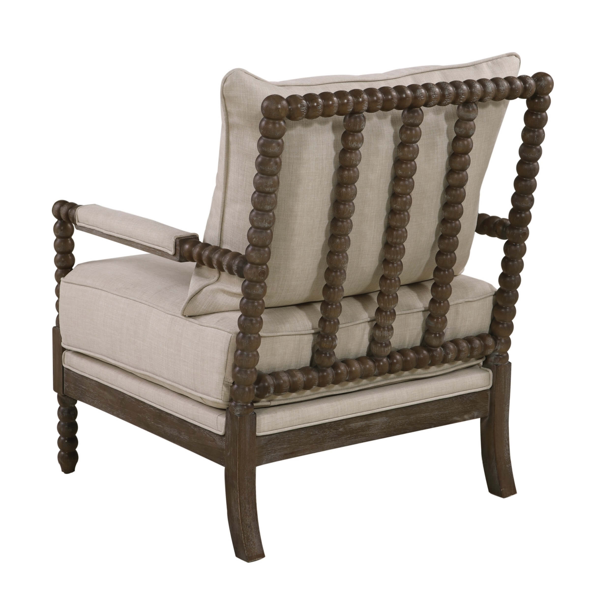 Blanchett Fabric Accent Chair with Spindle Frame