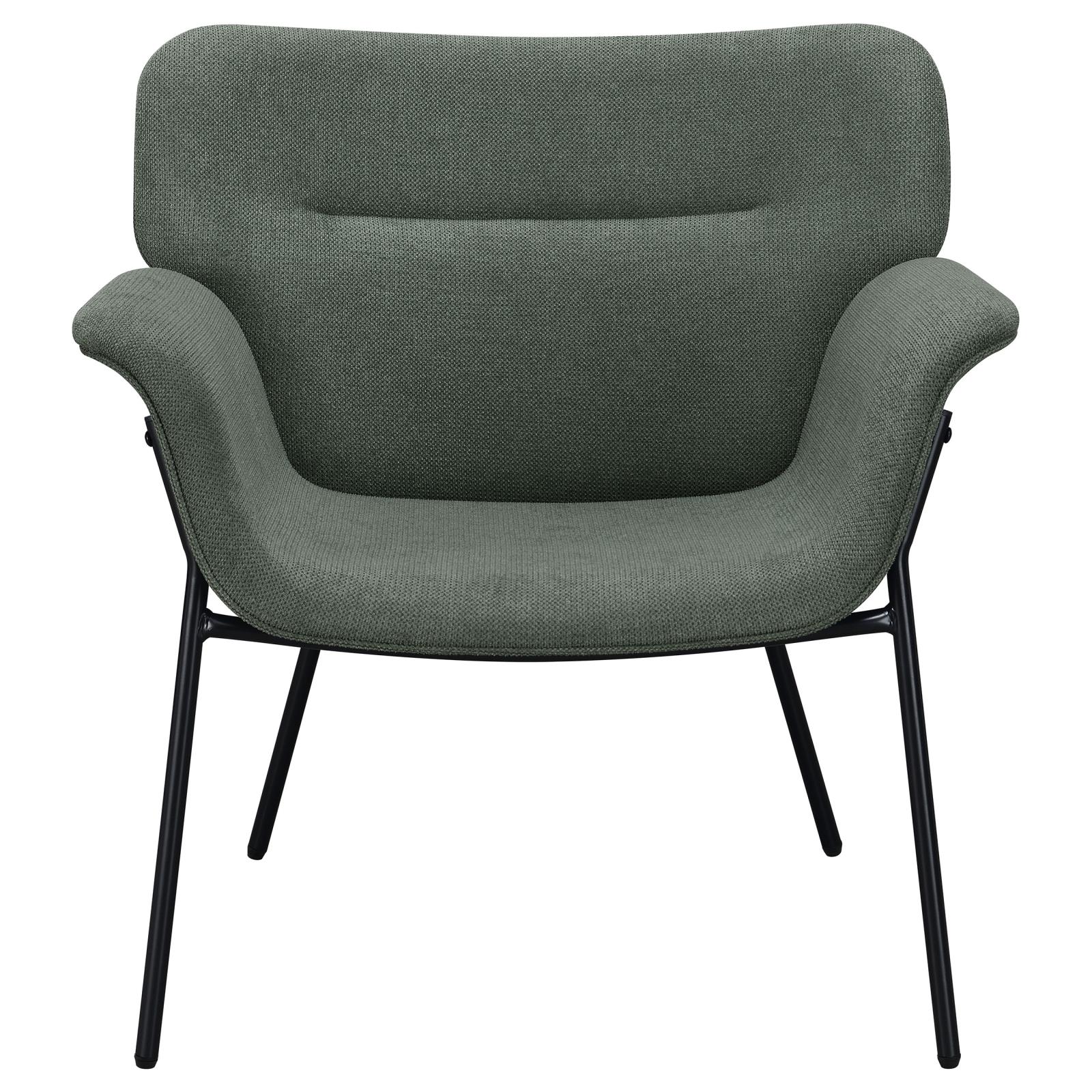 Davina Fabric Flared Arms Accent Chair