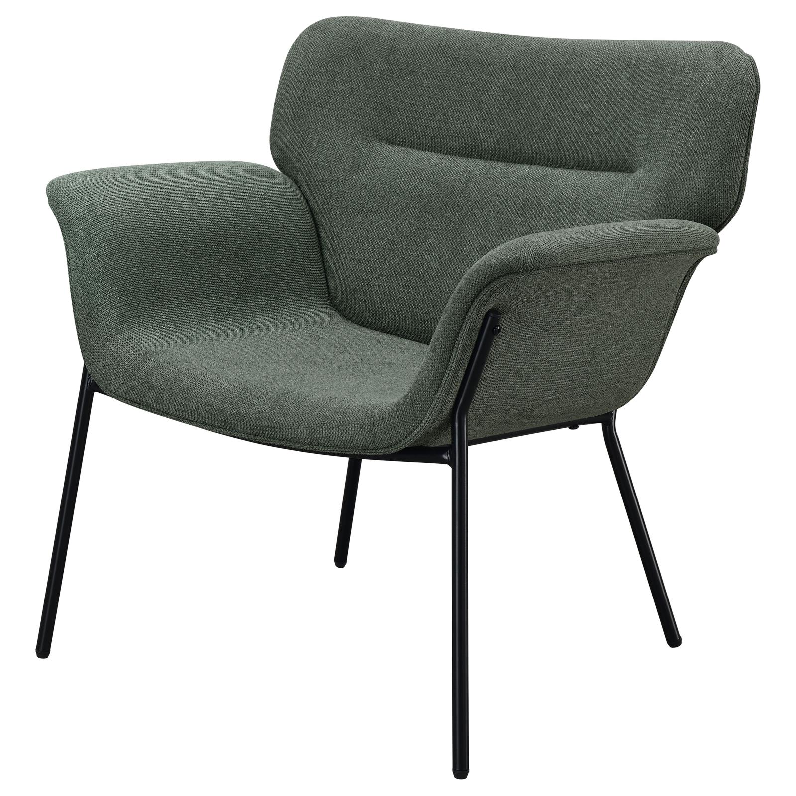 Davina Fabric Flared Arms Accent Chair