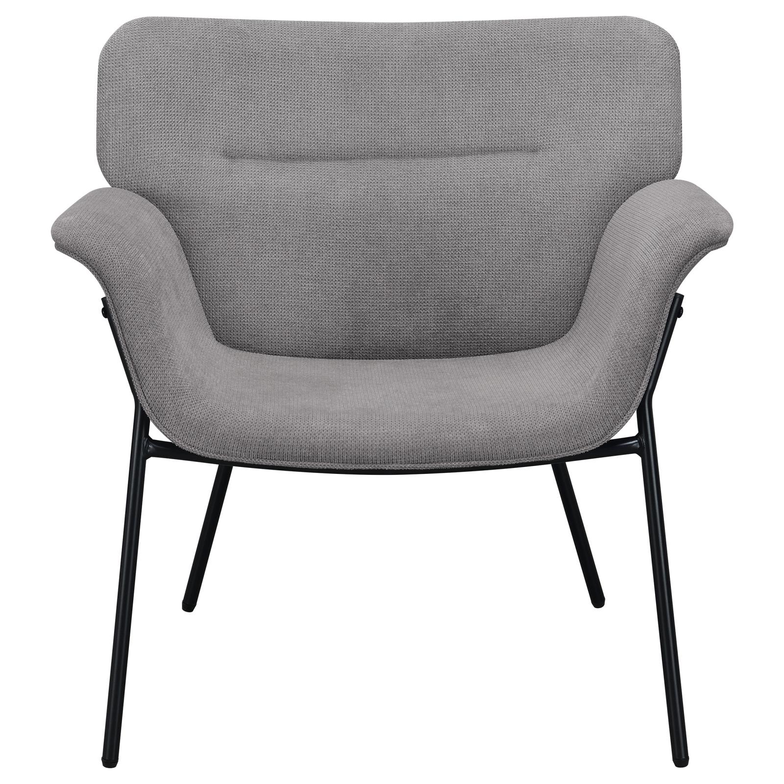 Davina Fabric Flared Arms Accent Chair