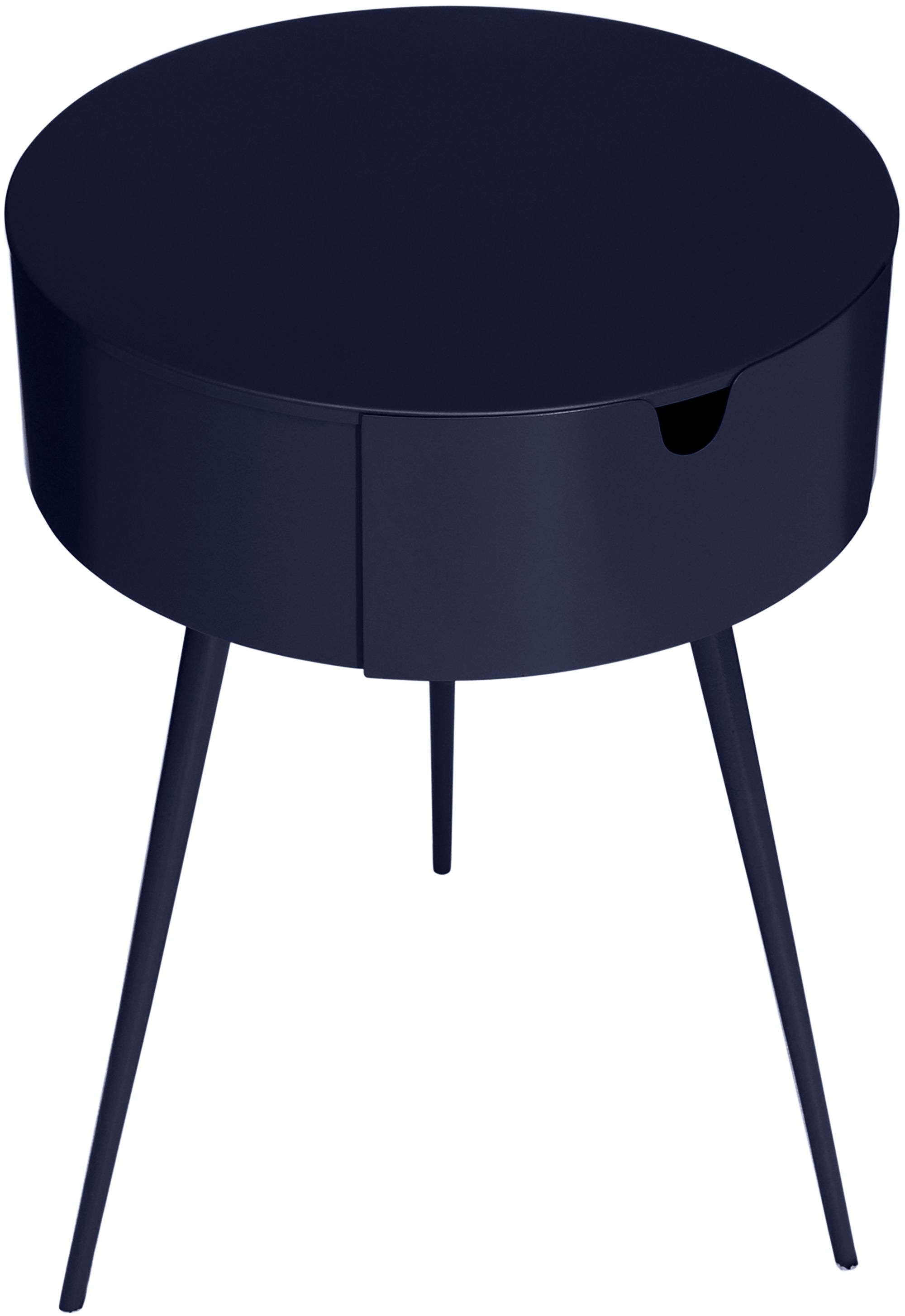 Bali 1-Drawer Metal Side Table/Nightstand