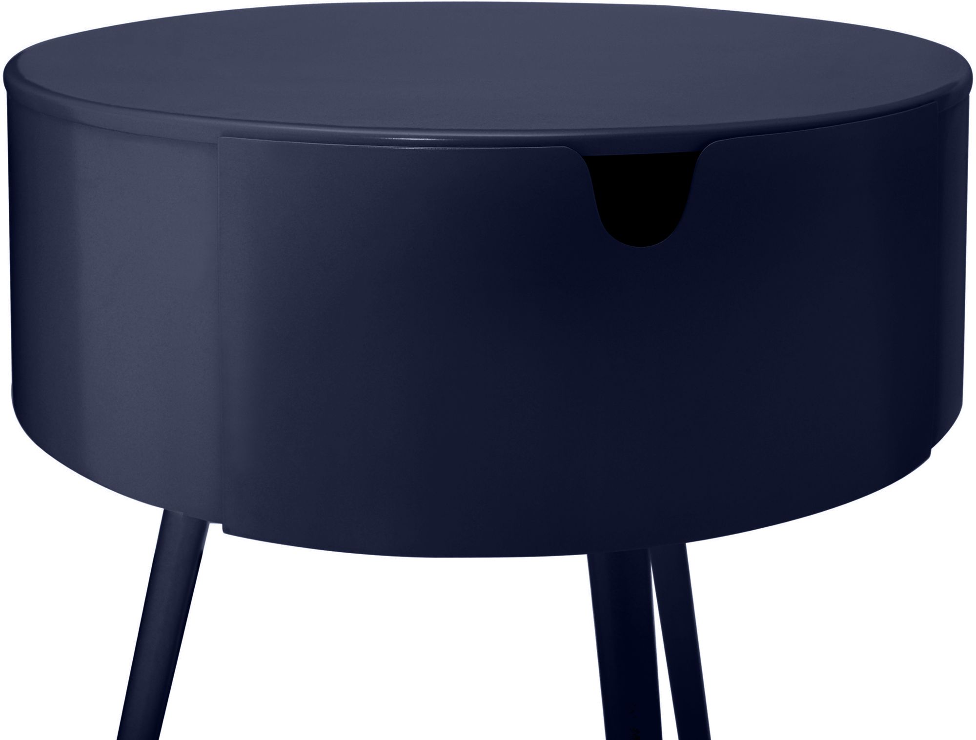 Bali 1-Drawer Metal Side Table/Nightstand