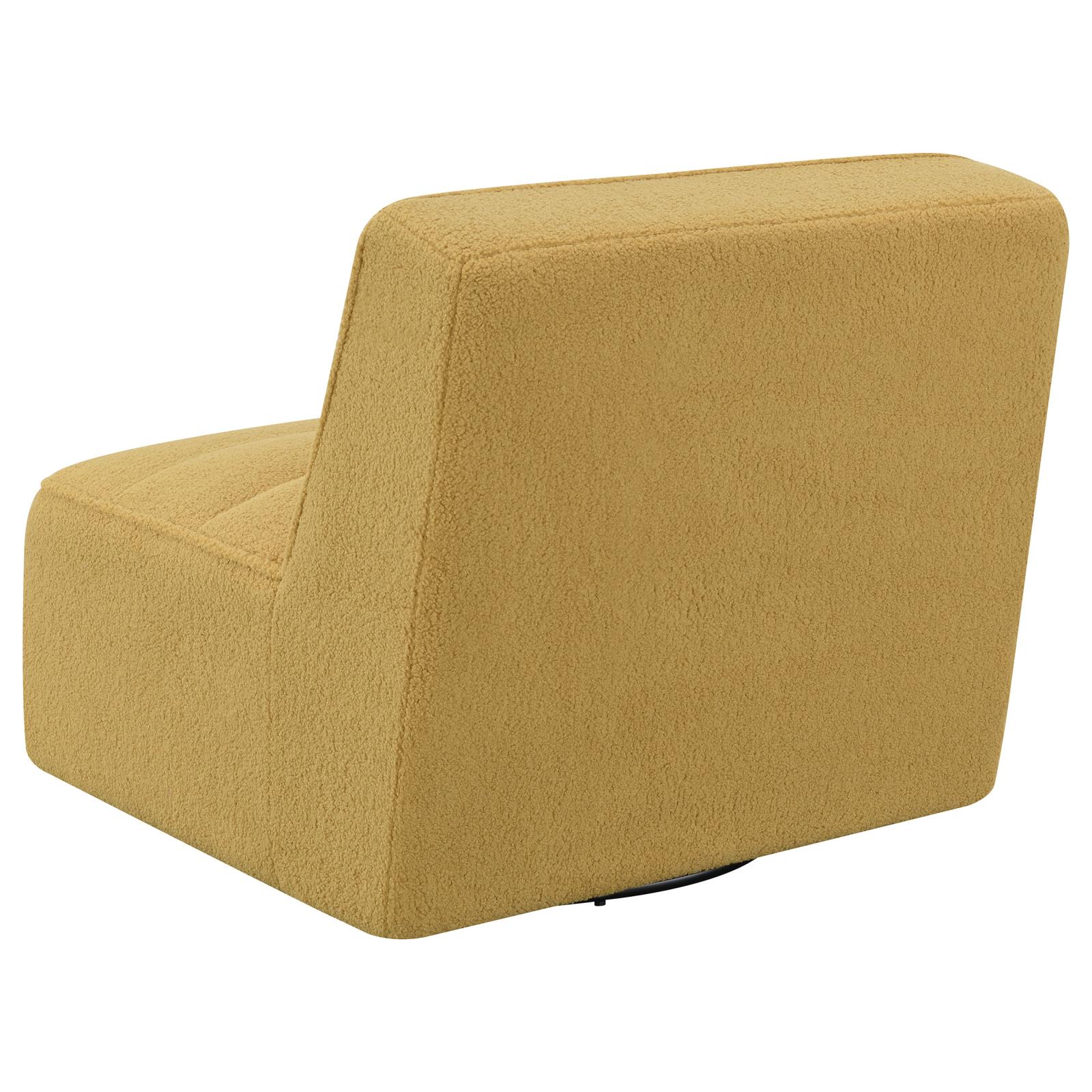 Cobie Fabric Swivel Armless Chair