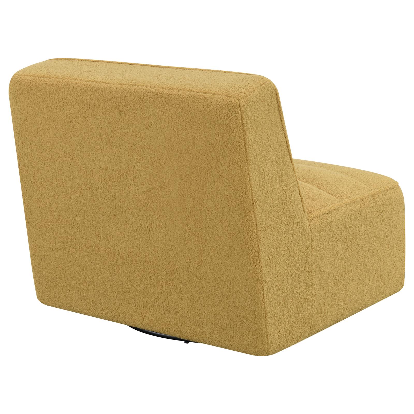 Cobie Fabric Swivel Armless Chair