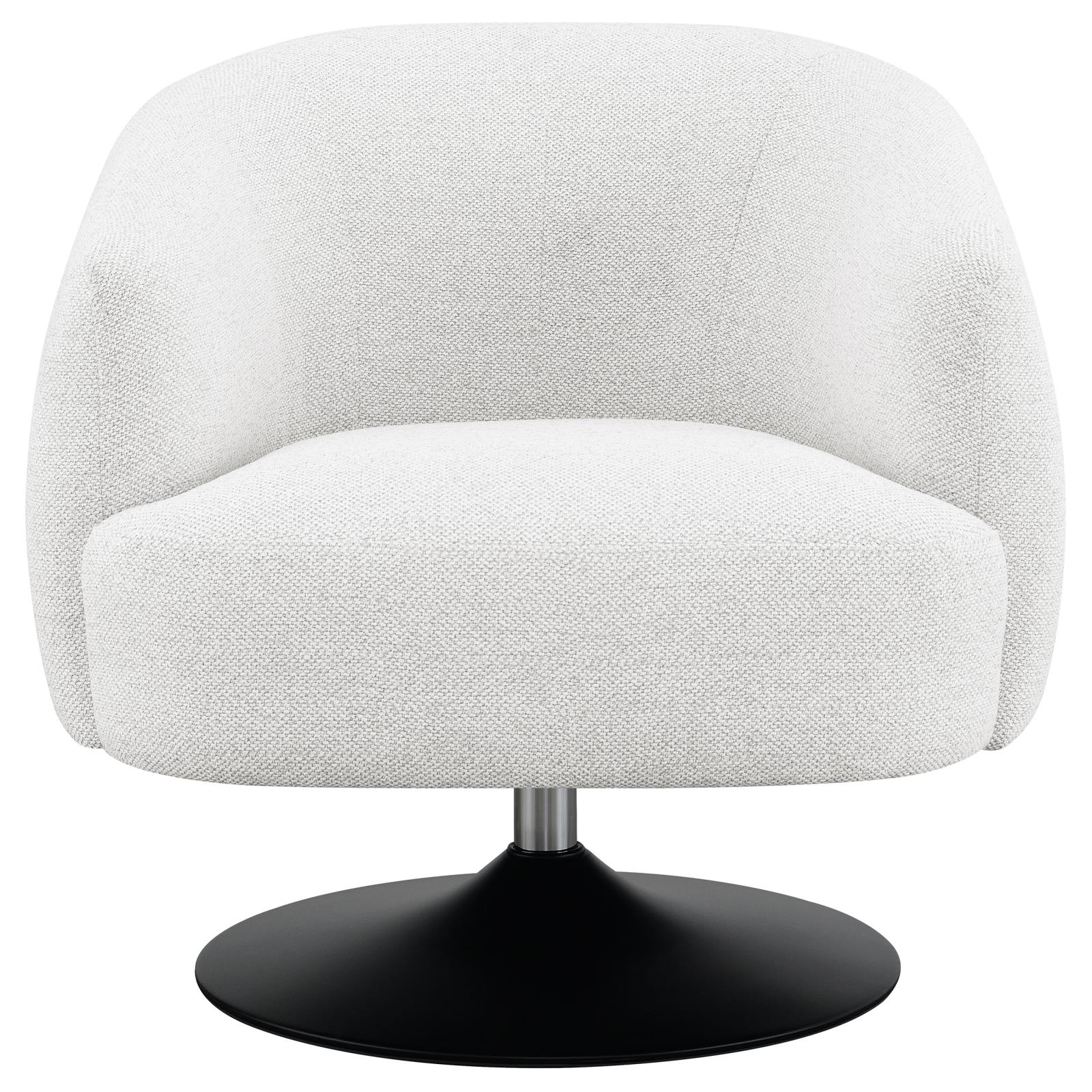 Dave Fabric Swivel Accent Chair