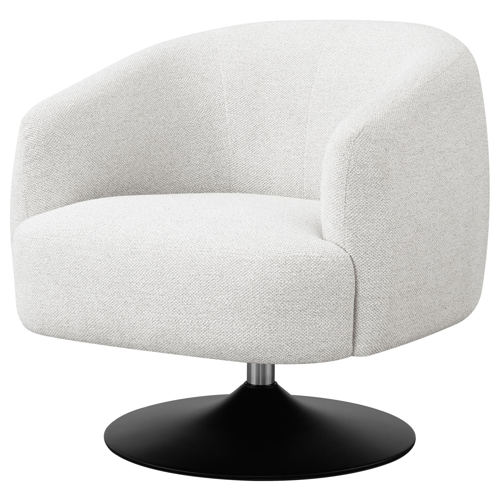 Dave Fabric Swivel Accent Chair