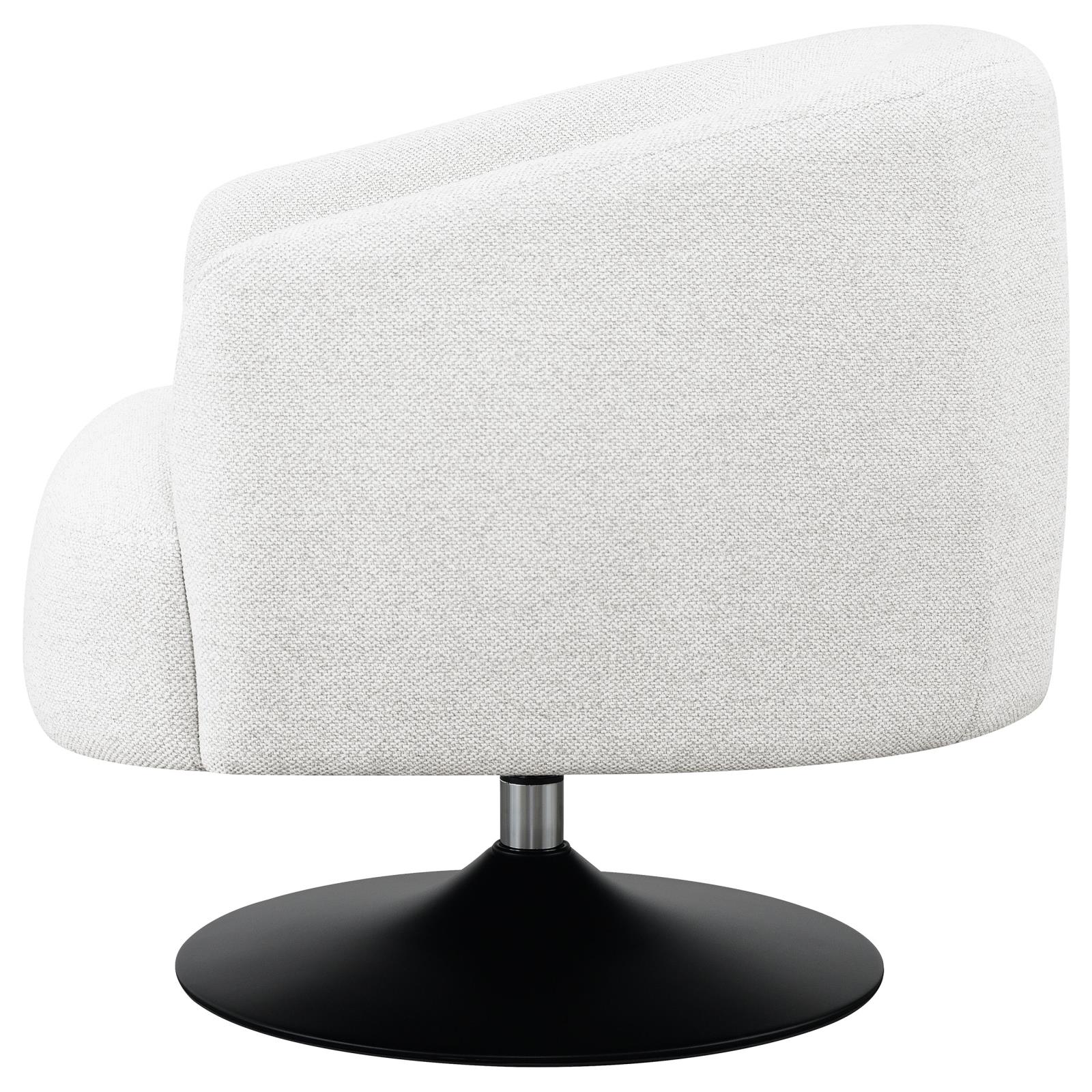 Dave Fabric Swivel Accent Chair