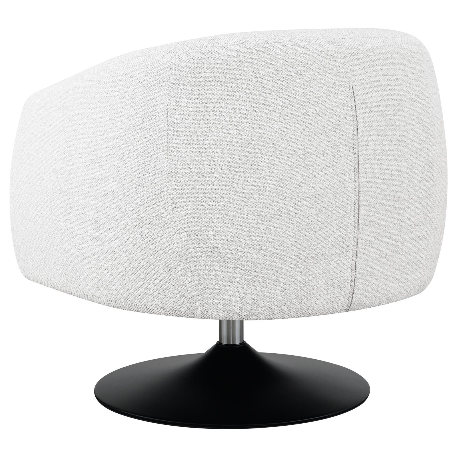 Dave Fabric Swivel Accent Chair