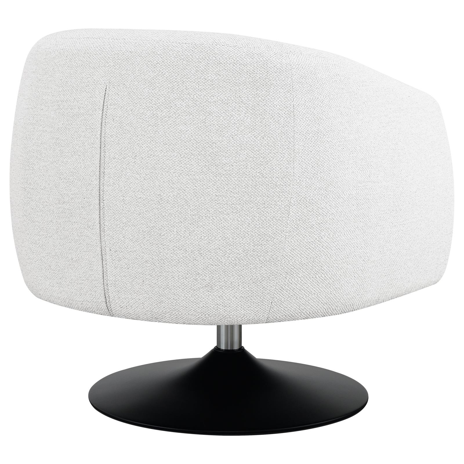 Dave Fabric Swivel Accent Chair