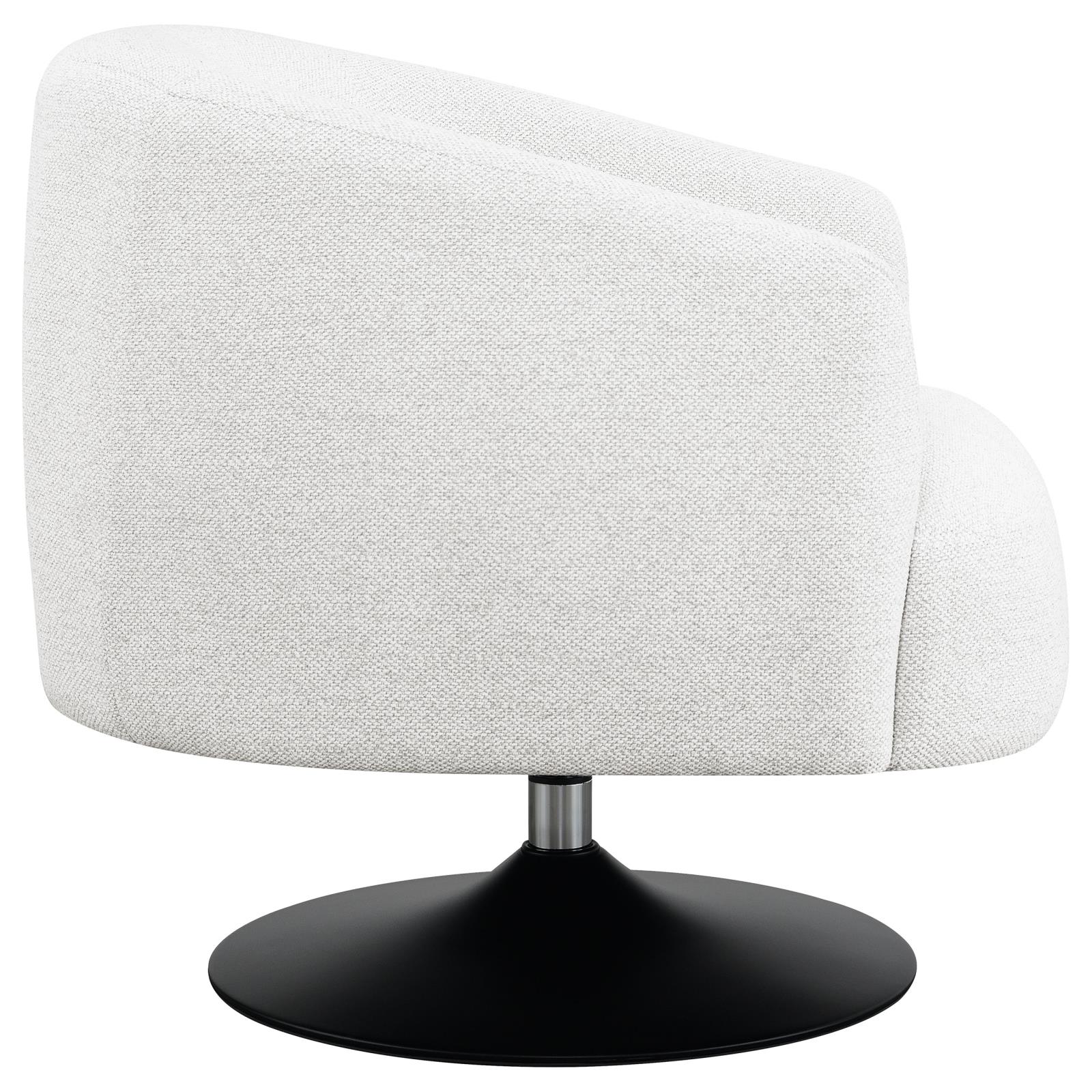 Dave Fabric Swivel Accent Chair