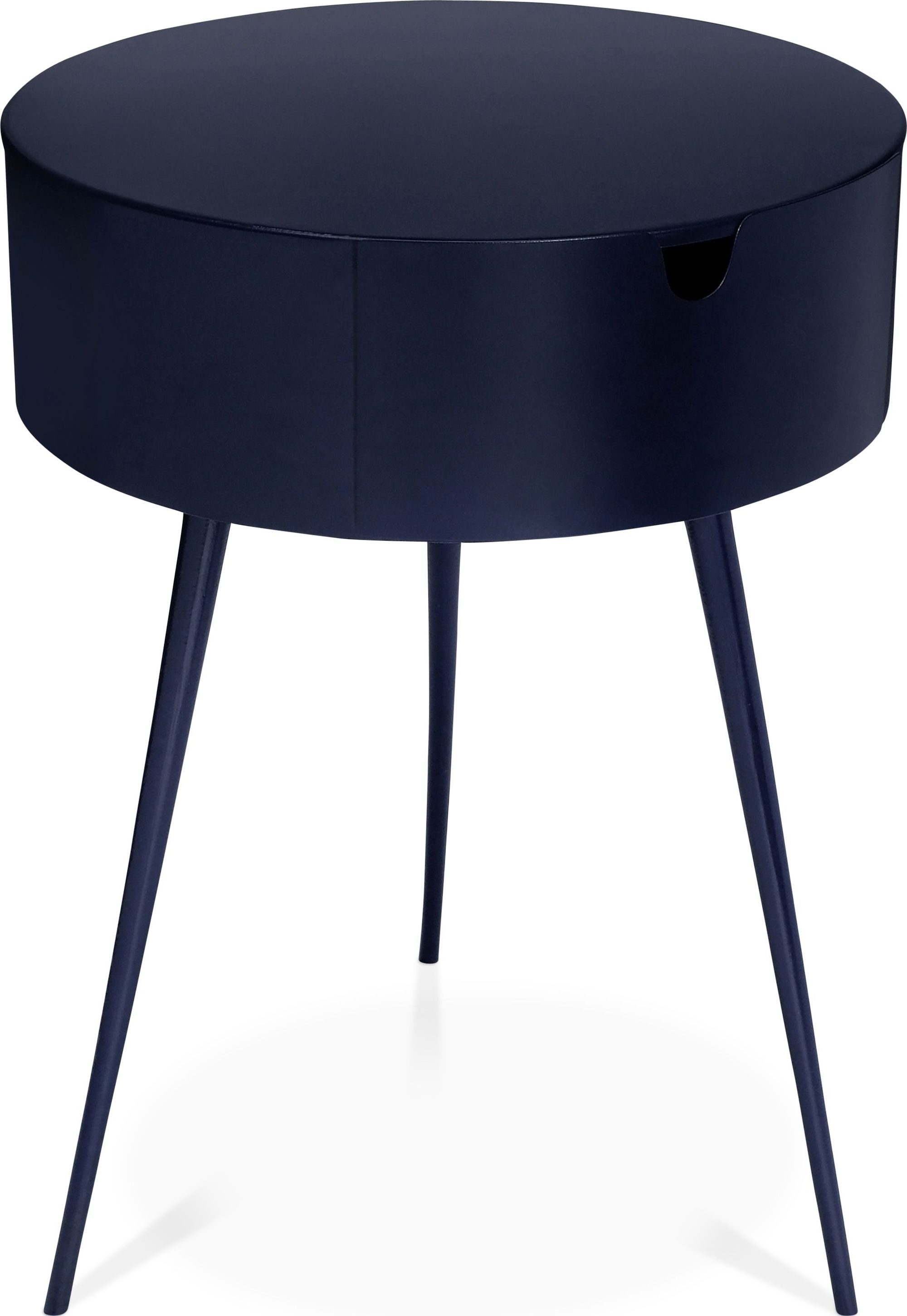Bali 1-Drawer Metal Side Table/Nightstand