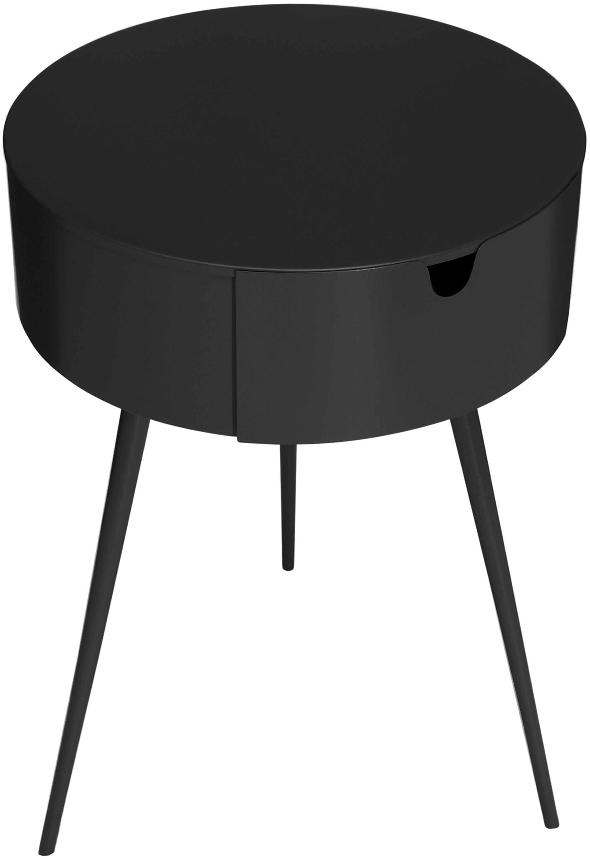 Bali 1-Drawer Metal Side Table/Nightstand