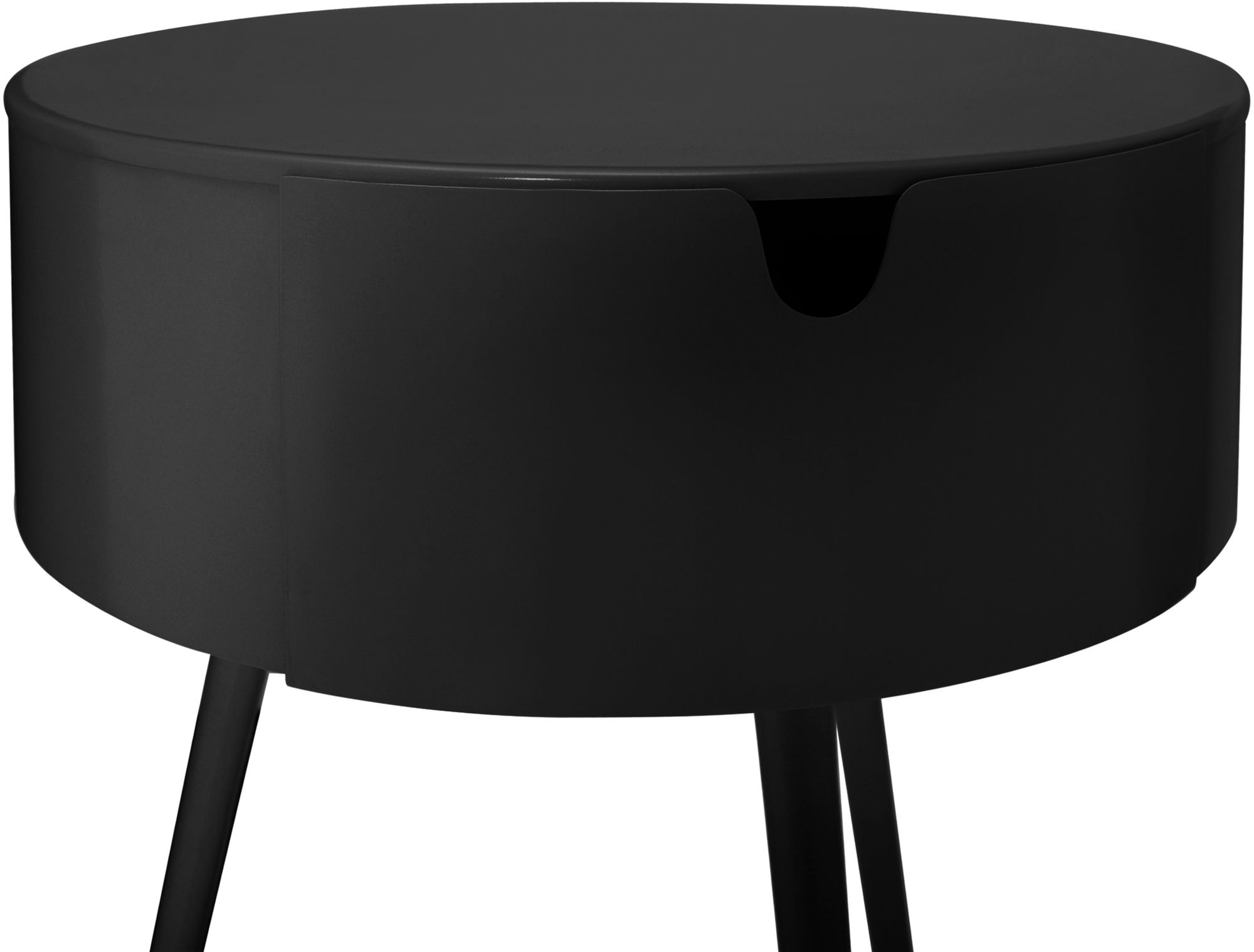 Bali 1-Drawer Metal Side Table/Nightstand