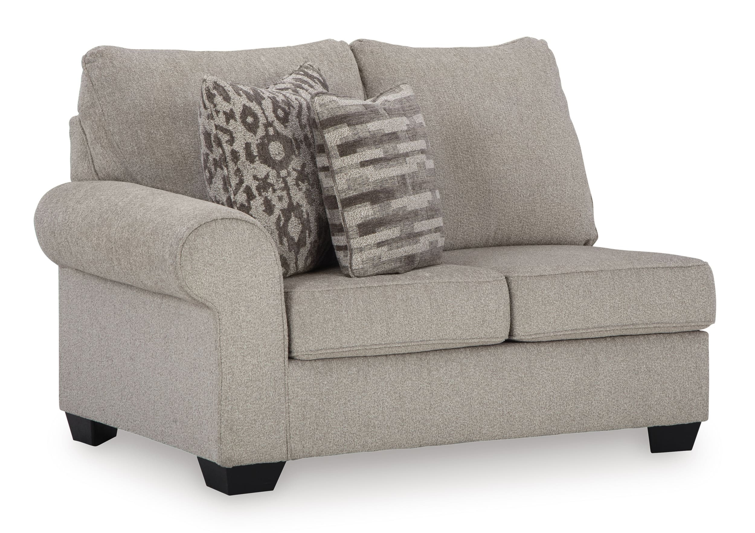 Claireah 3-Piece Polyester L-Shaped Sectional Sofa