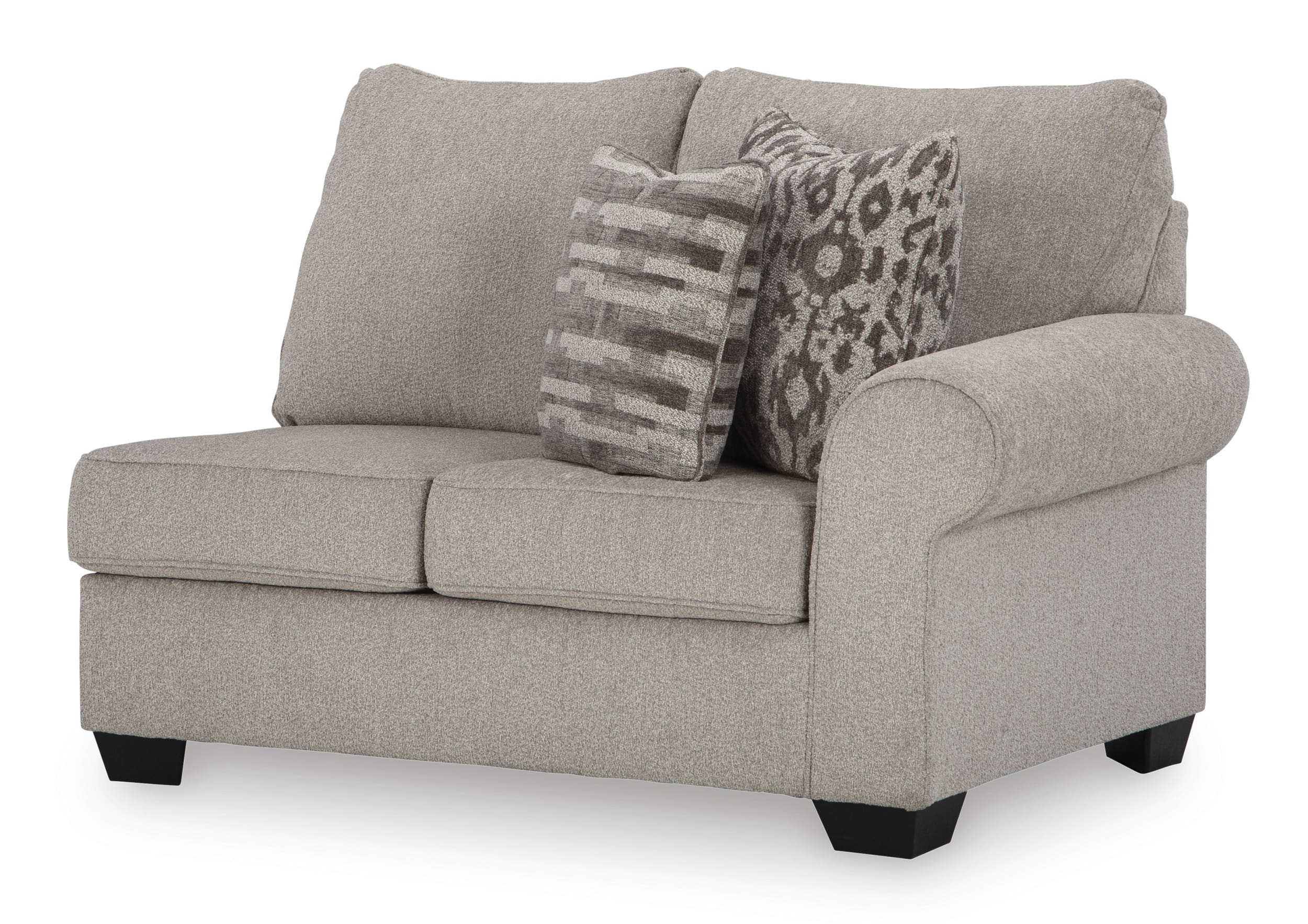 Claireah 3-Piece Polyester L-Shaped Sectional Sofa