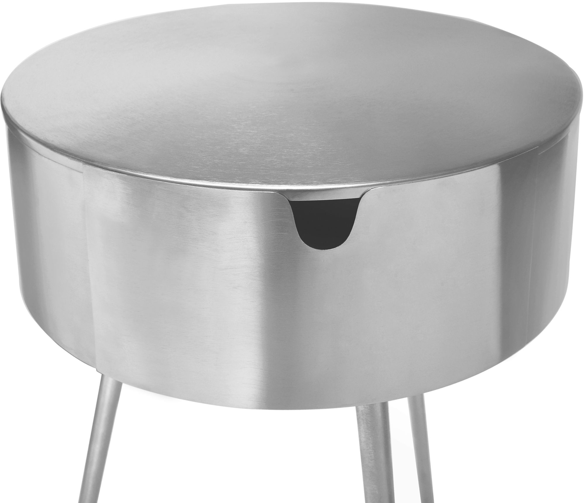 Bali 1-Drawer Metal Side Table/Nightstand