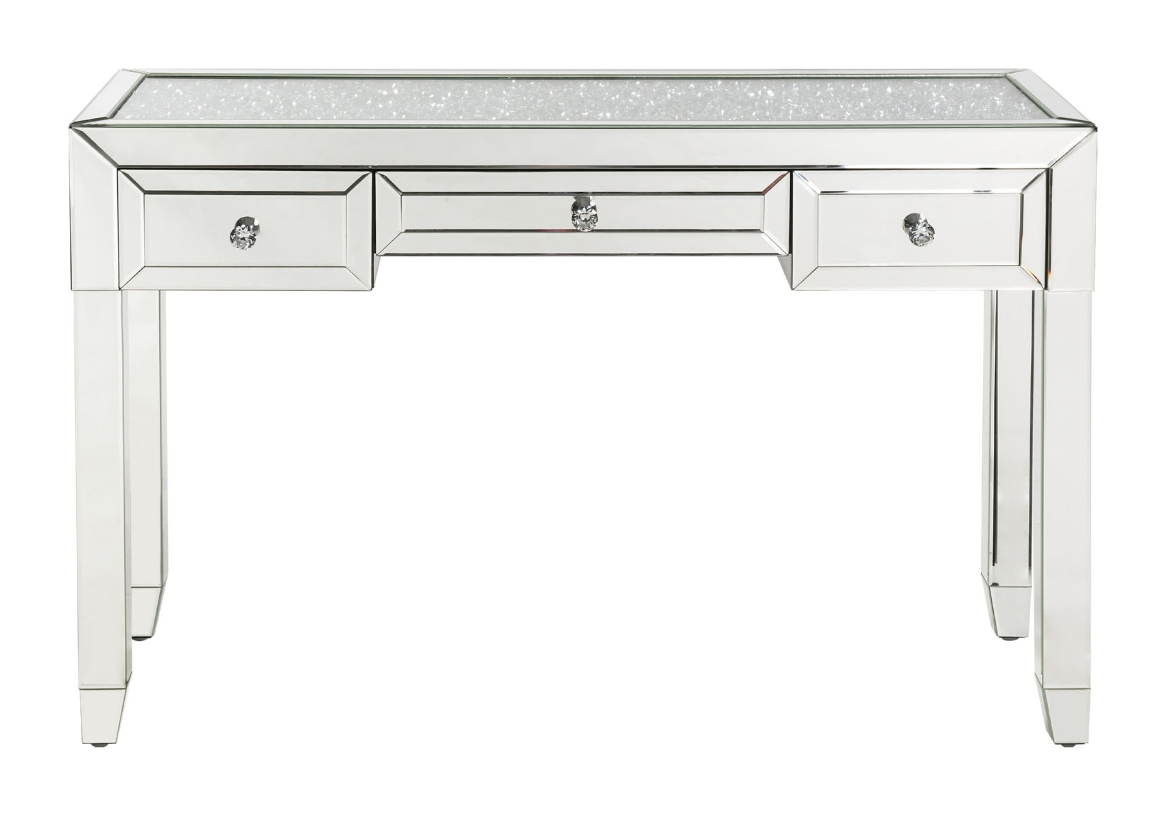 Noralie 90673 Mirrored/Faux Diamonds Writing Desk