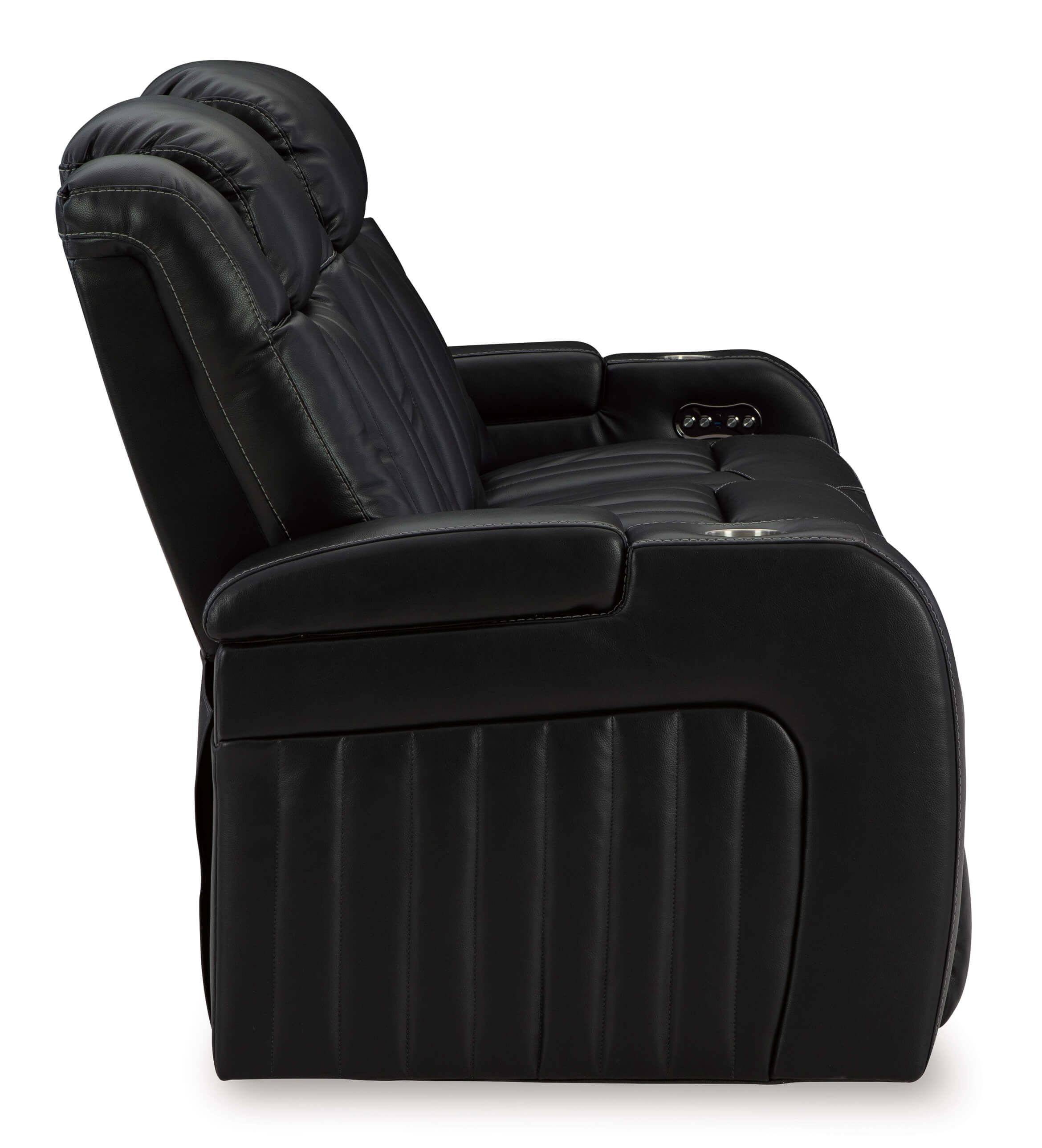 Caveman Den Power Reclining Loveseat Side