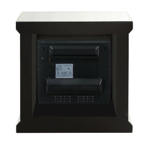 Noralie 90862 Mirror/Faux Diamonds LED Fireplace w/ Remote Control & Timer