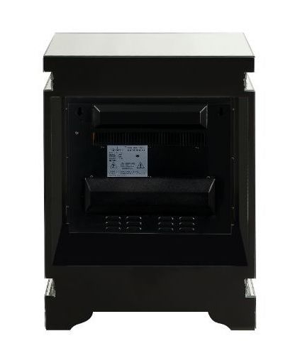 Lotus 90870 Mirror/Faux Diamonds LED Fireplace w/ Remote Control & Timer