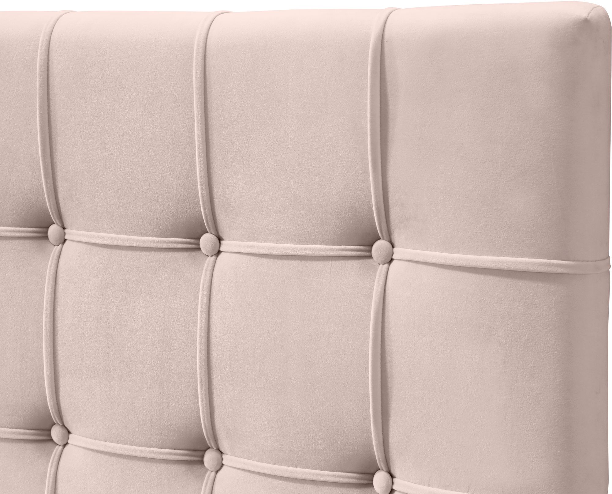 Elly Velvet Queen Size Bed